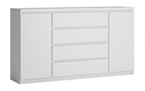 Fribo FRIK02 – Komoda 2D4S Balta