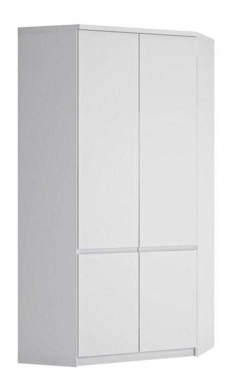 Fribo FRIS05 - Dviejų durų kampinė spinta, balta