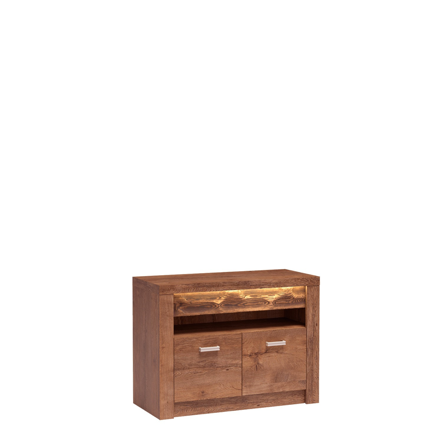 INDIANAPOLIS-10 - 2 durų TV spintelė, šviesaus uosio spalvos