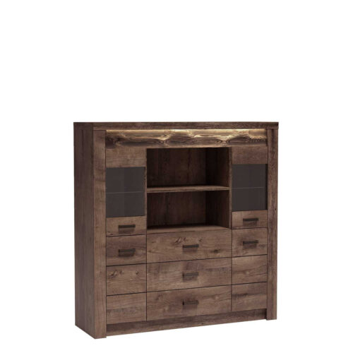 INDIANAPOLIS-22 – Komoda 4D3S Tamsaus uosio spalvos