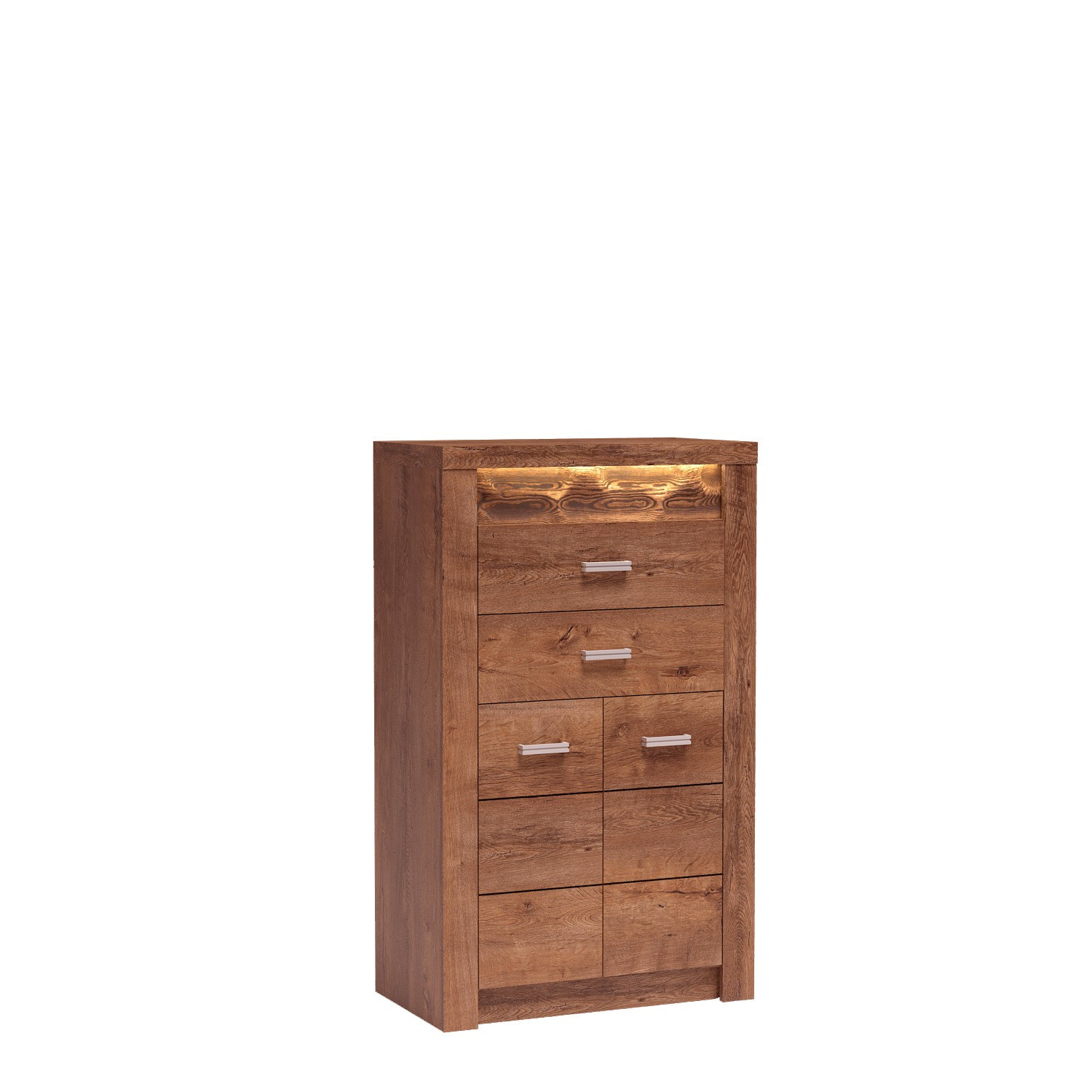 INDIANAPOLIS-6 - Komoda 2D2S šviesaus uosio spalvos