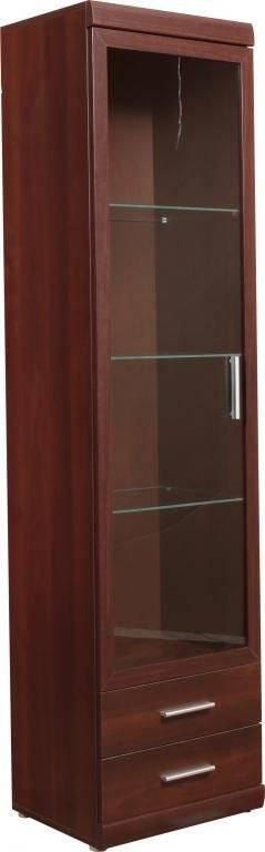 Imperial TYPE 01 - Vitrina 1D-2S, riešuto spalvos