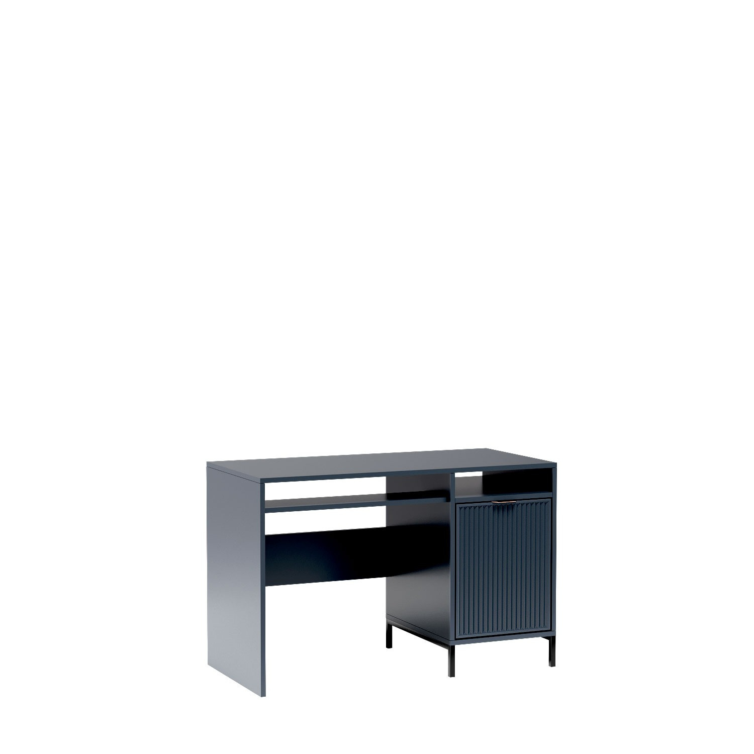 LINKaSTYLES-12 - Indigo spalvos vienvėris rašomasis stalas