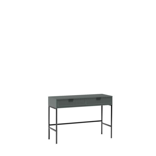 LINKaSTYLES-9 – Konsolinis tualetinis staliukas su 2 stalčiais, žalias akmuo