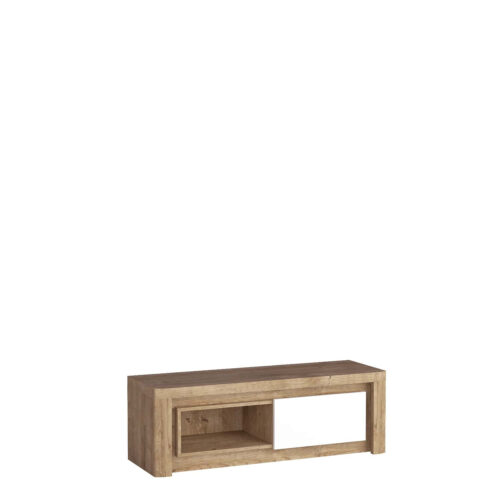 LIVINIO-10 – 1D „Ribbeck“ televizoriaus spintelė, blizgi balta