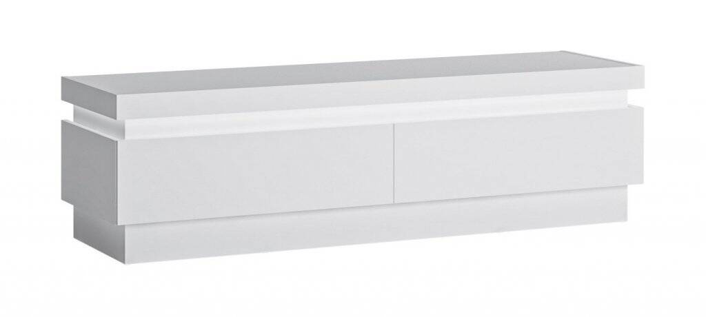 Lyon White LYOF01 - 2S balta televizoriaus spintelė