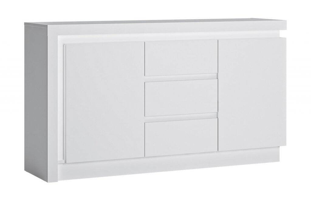 Lyon White LYOK01 - Komoda 2D3S balta