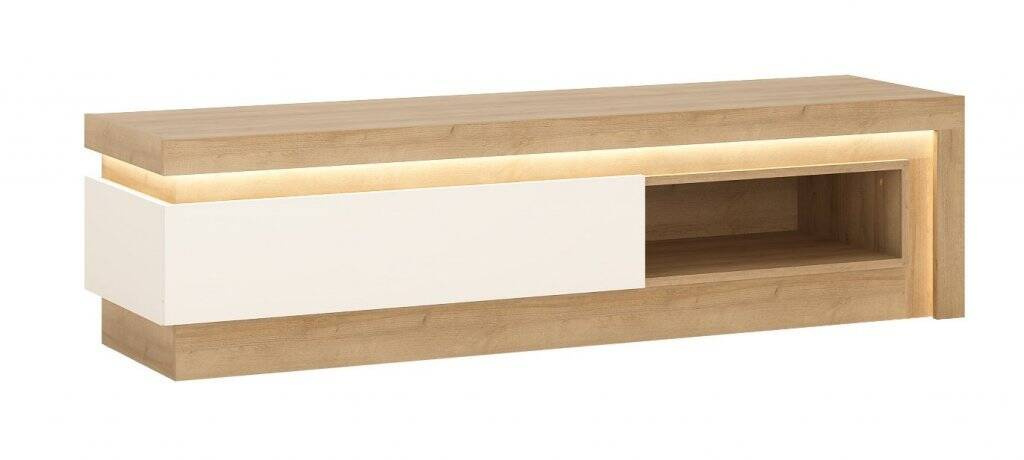 Lyon LYOF02 - 1S TV spintelė Riviera Oak šviesi/balta