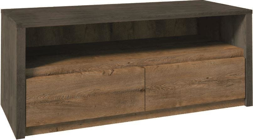 MONTANA GREY RTV - TV spintelė Lefkas ąžuolo/lygiai pilka