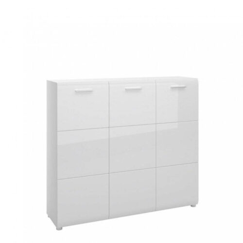 Merano MEOG01 – 3 durų batų spintelė, balta