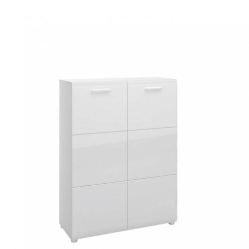 Merano MEOG02 – Aukšta 2 durų batų spintelė, balta