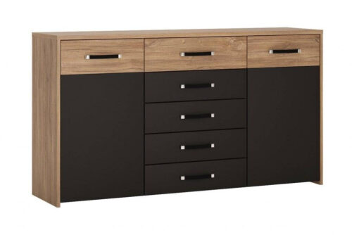 Monaco MOAK04 – Komoda 2D-5S Stirling Oak/Black