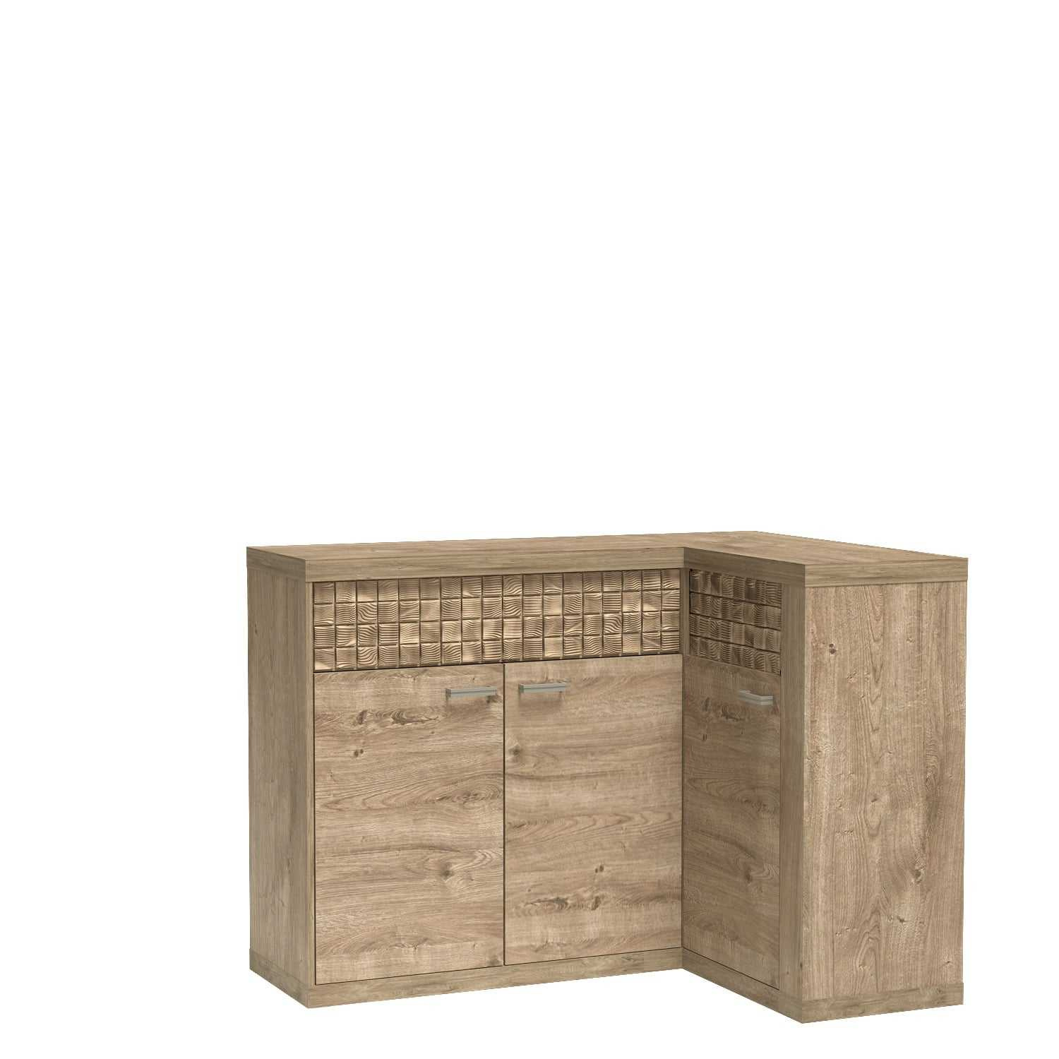 NATURAL-15 - Kampinė komoda 3D2S Ribbeck