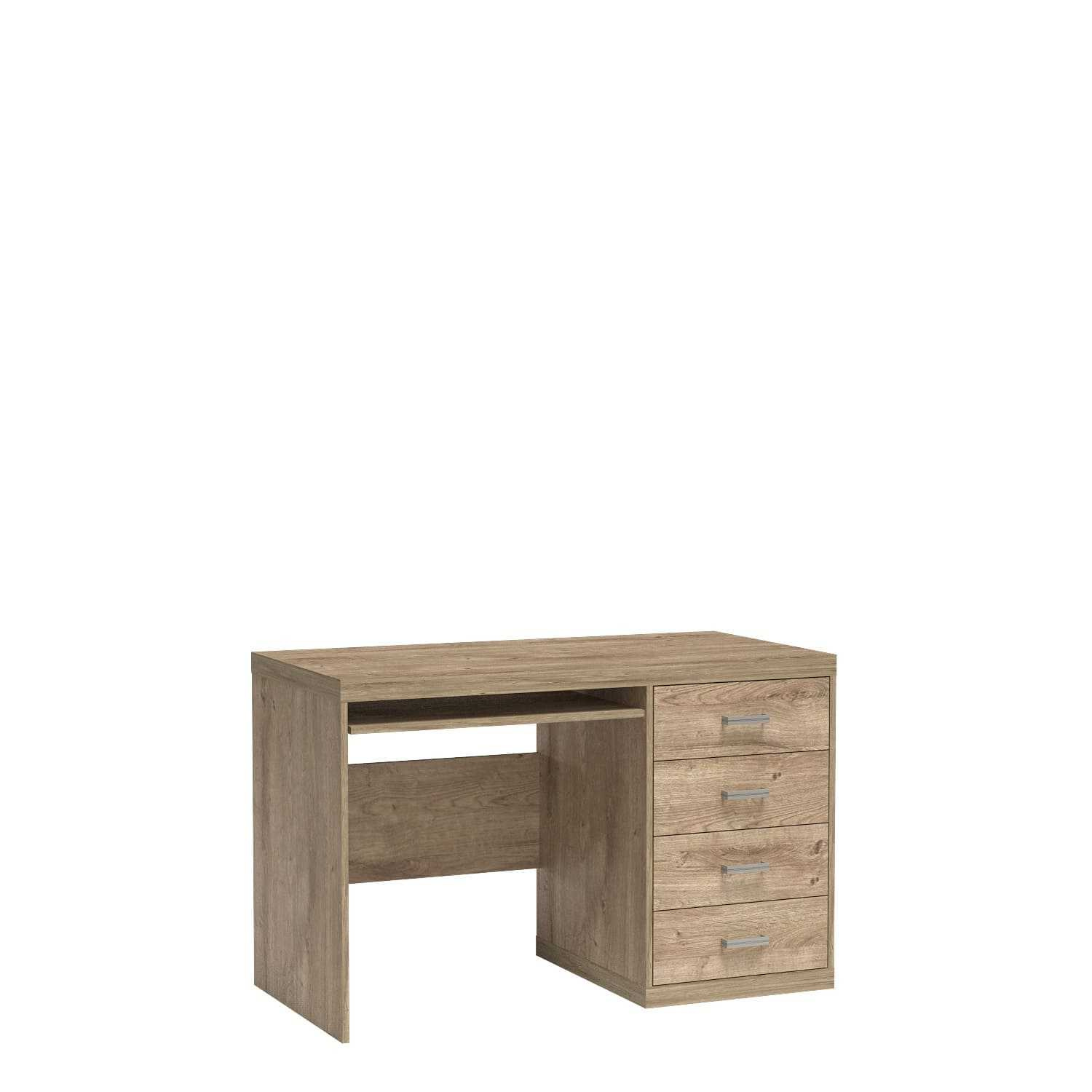 NATURAL-16 - Ribbeck rašomasis stalas su 4 stalčiais