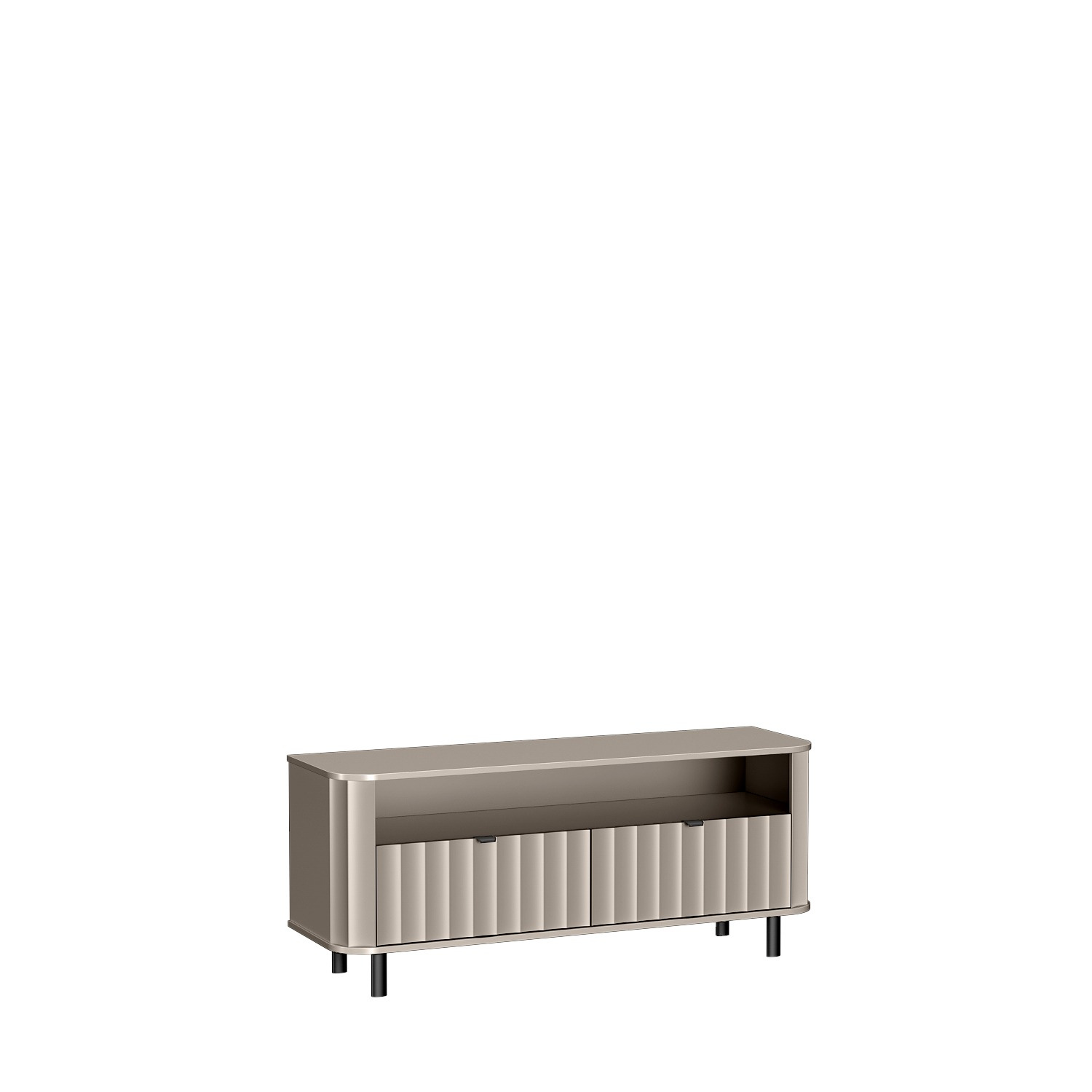 NOVADO-6 - Molio pilkumo dviejų durų televizoriaus spintelė