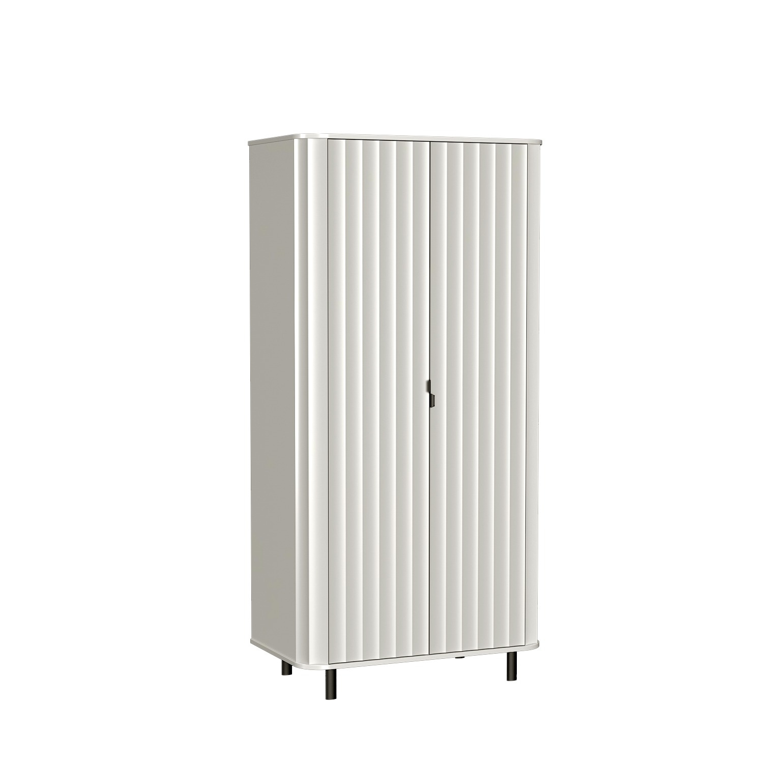 NOVADO-8 - Dviejų durų spinta Alpių baltumo spalvos