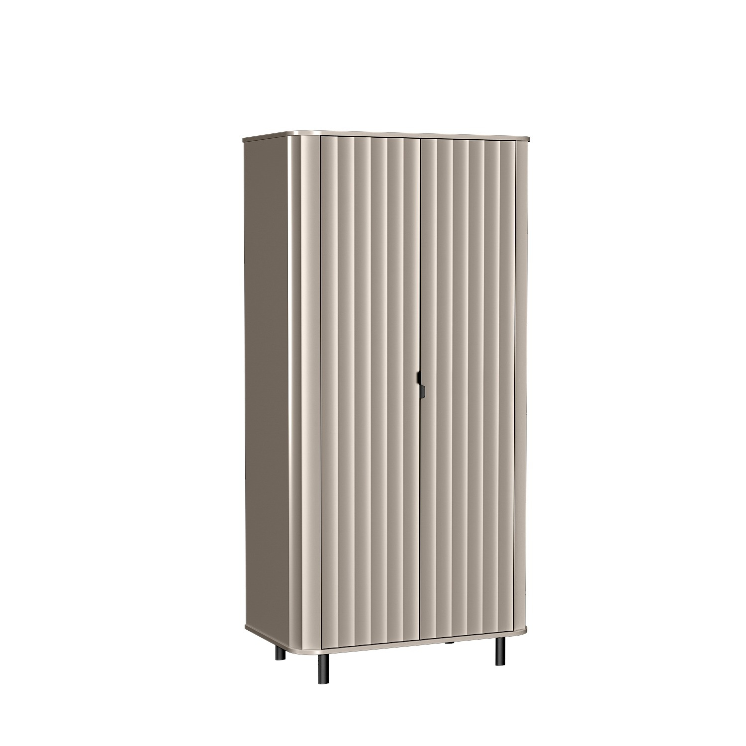 NOVADO-8 - Pilkos spalvos dviejų durų spinta