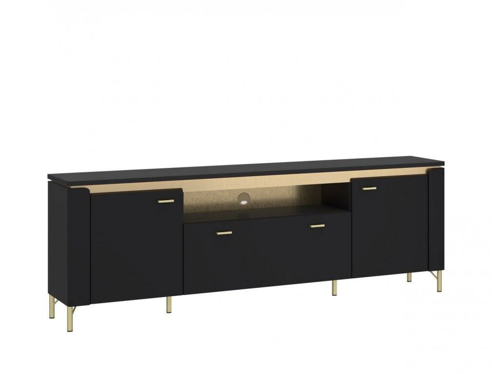 Norica LAZF03 - TV spintelė 2D1S matinė juoda