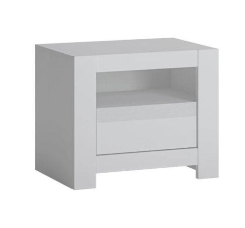 Novi NVIK05 – Naktinis staliukas 1S, baltas