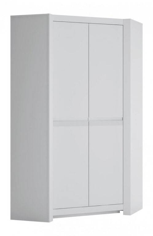 Novi NVIS03 - 2 durų kampinė spinta, balta