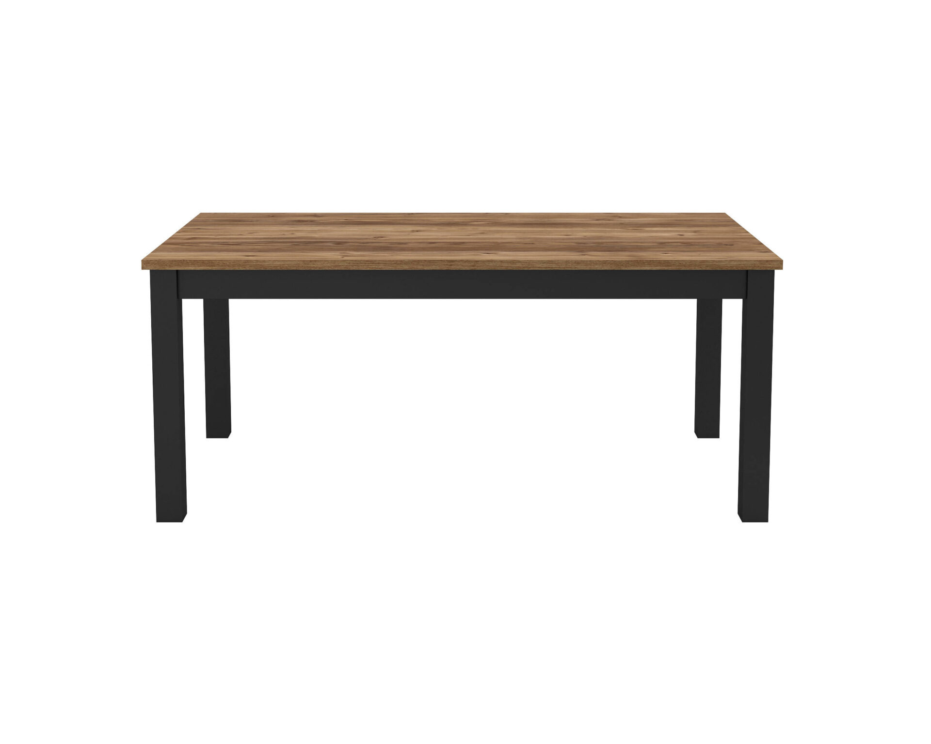 Olin WM stalas 180/95/77 cm Appenzell eglė / Matinė juoda