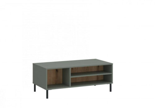 Pozzi POZT01 – pilkai žalias / pakrantės stiliaus ąžuolo kavos staliukas