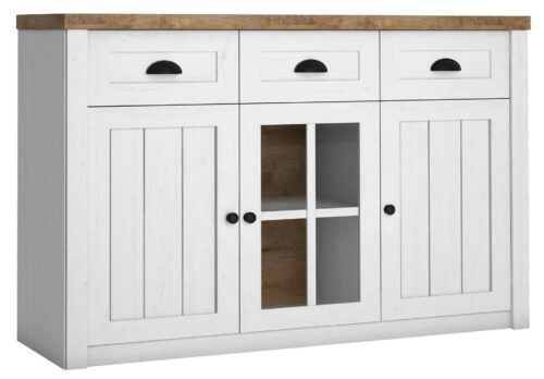 PROWANSJA Andersen K3S – 3 durų, 3 stalčių komoda