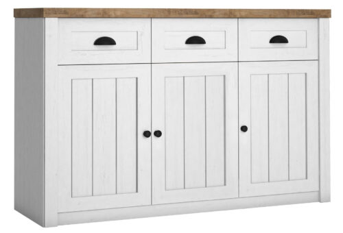 PROWANSJA Andersen K3SP – 3 durų, 3 stalčių komoda