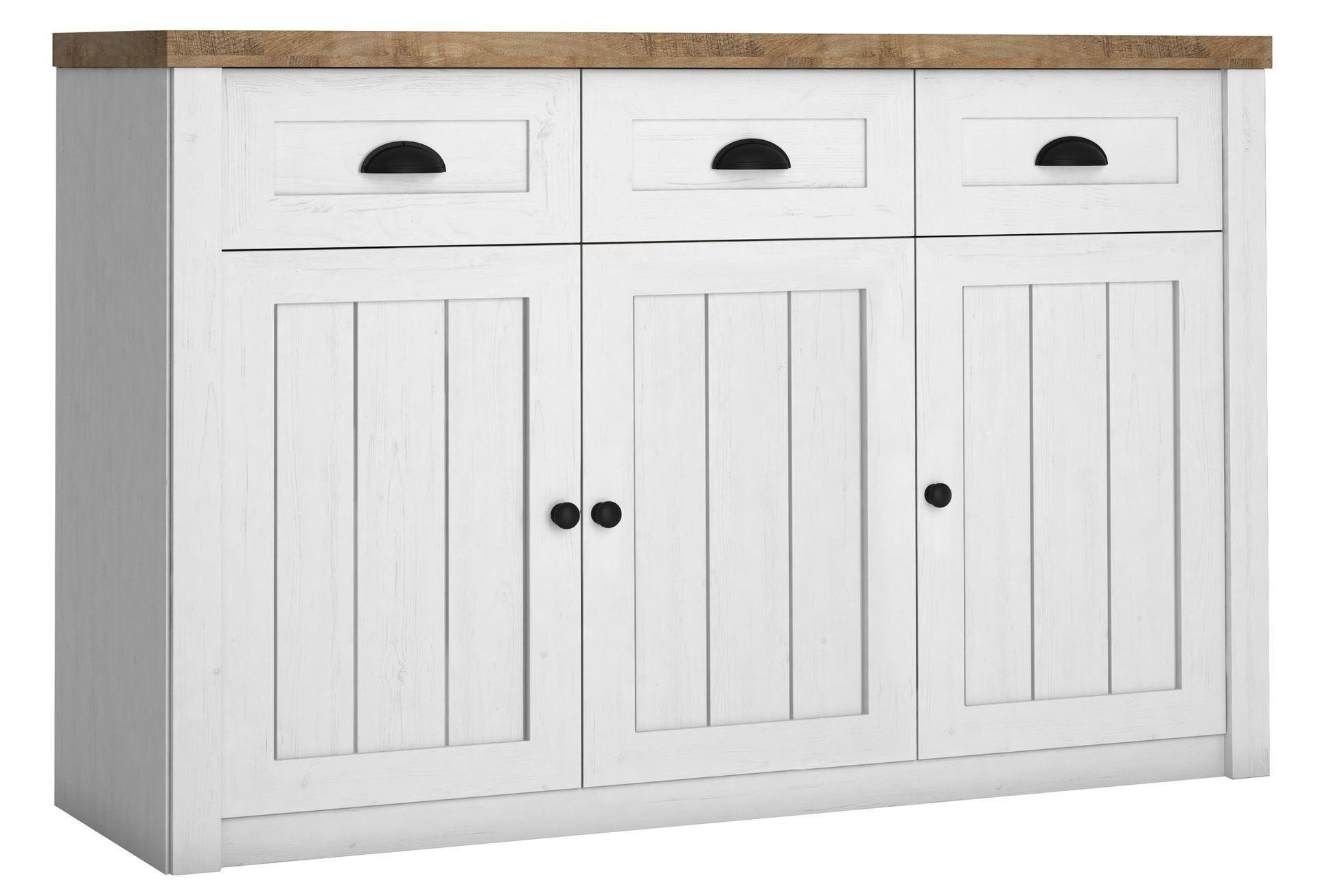 PROWANSJA Andersen K3SP - 3 durų, 3 stalčių komoda