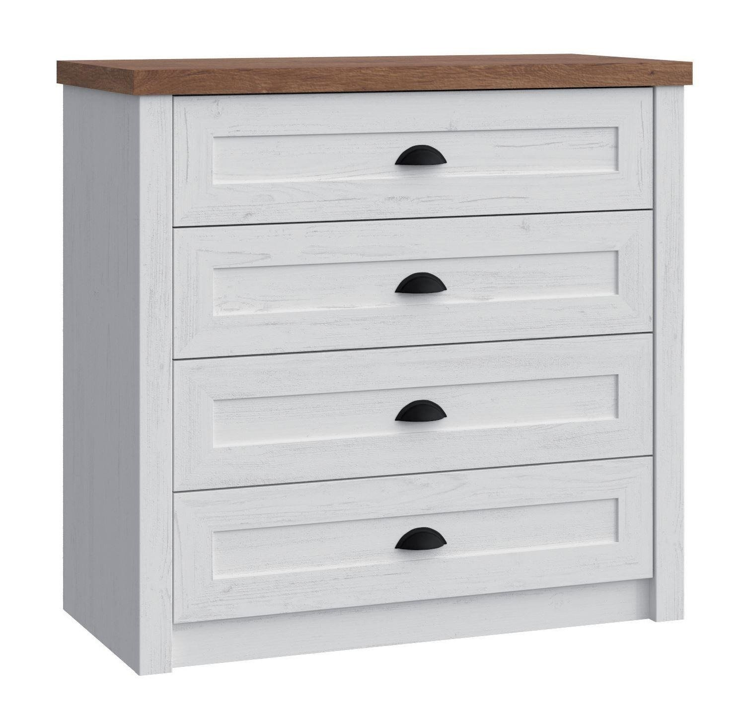 PROWANSJA Andersen K4 - komoda su 4 stalčiais