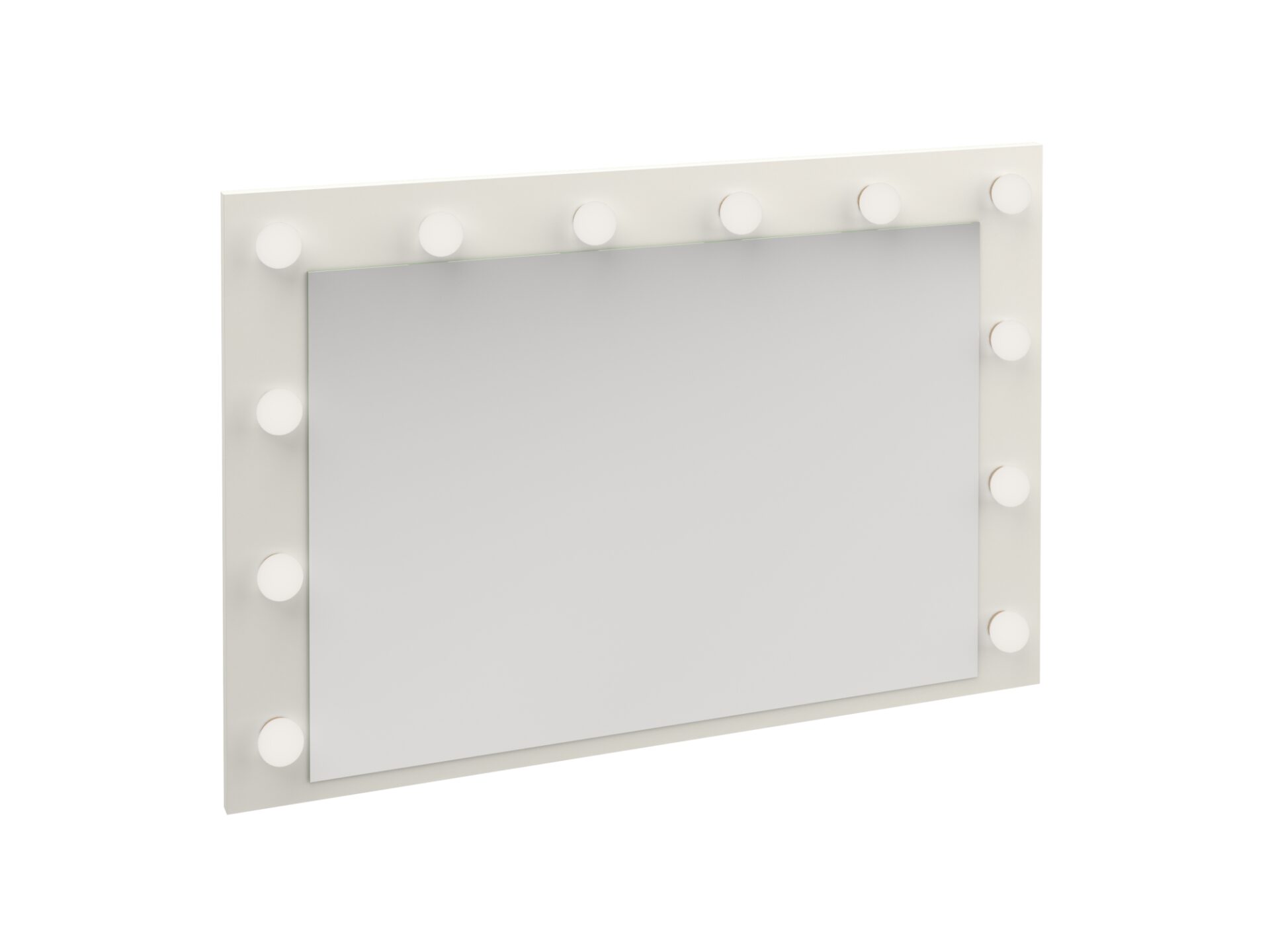 Rel LS - Veidrodis su LED apšvietimu, matinės platininės baltos spalvos