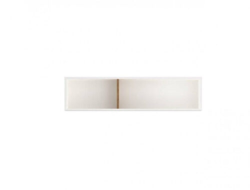 Ricko RIKP01 – „Coast Evoke“ balta/ąžuolinė pakabinama lentyna