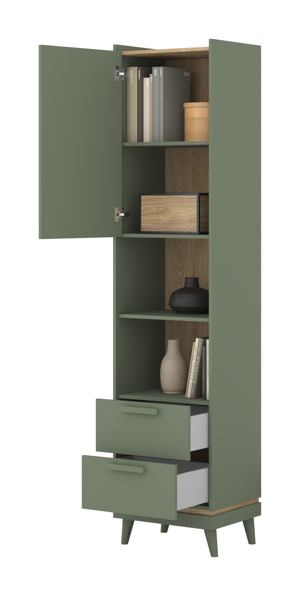 Scandi - Lentyna 1D2S Dulkių žalia alyvuota ąžuolo spalva — изображение 4