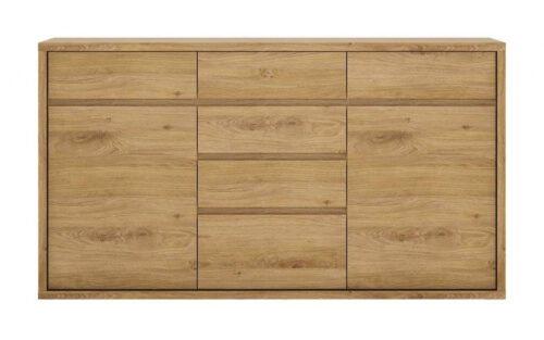 Shetland TYPE 41 – Komoda su stalčiais 2D-6S Shetland ąžuolo/pilkos spalvos