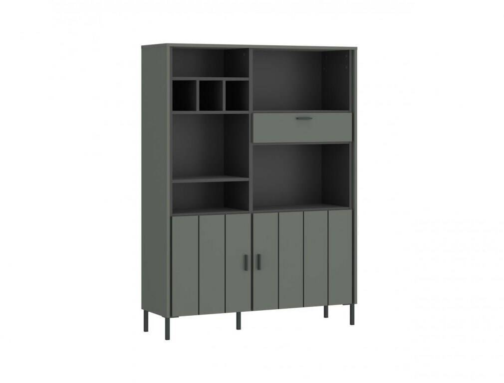 „Shirley SHIR01“ – 2-D1S lentyna, pilka/antracito spalvos/raštas