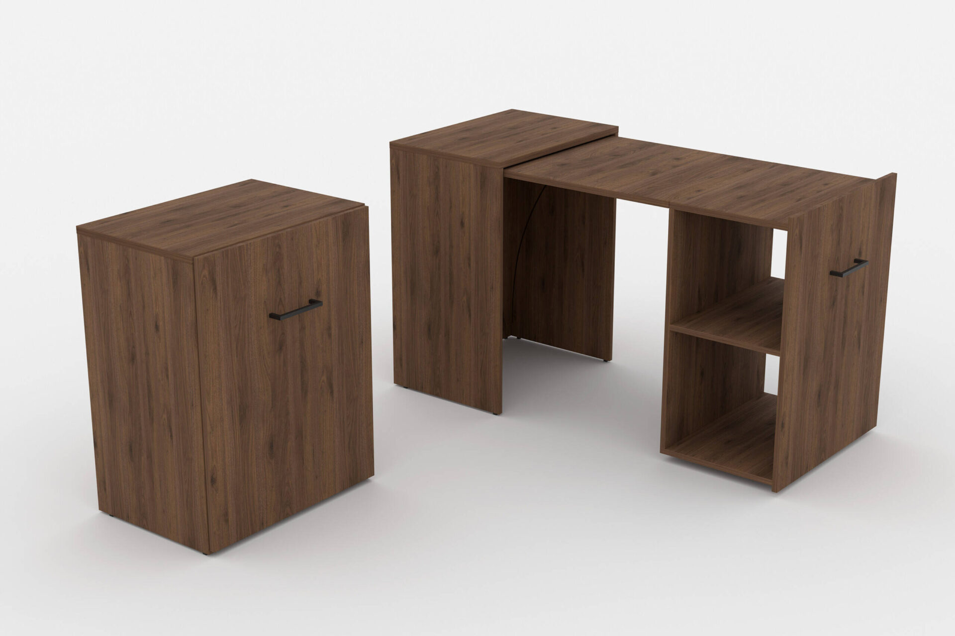 Išmanusis – Okapi riešutmedžio ištraukiamas stalas