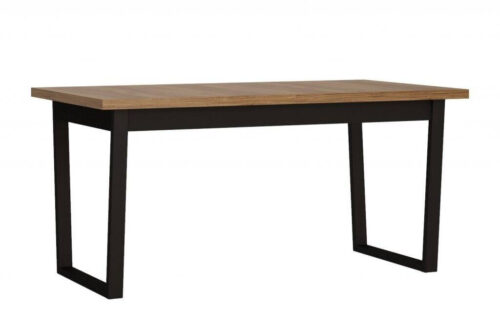 Ištraukiamas stalas MWST04 160-240 Catania ąžuolas/juoda