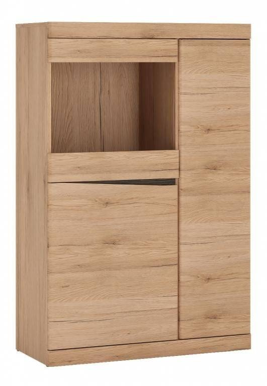 „Summer TYPE 32“ – žema trijų durų vitrina „San Remo Bright/Arusha“