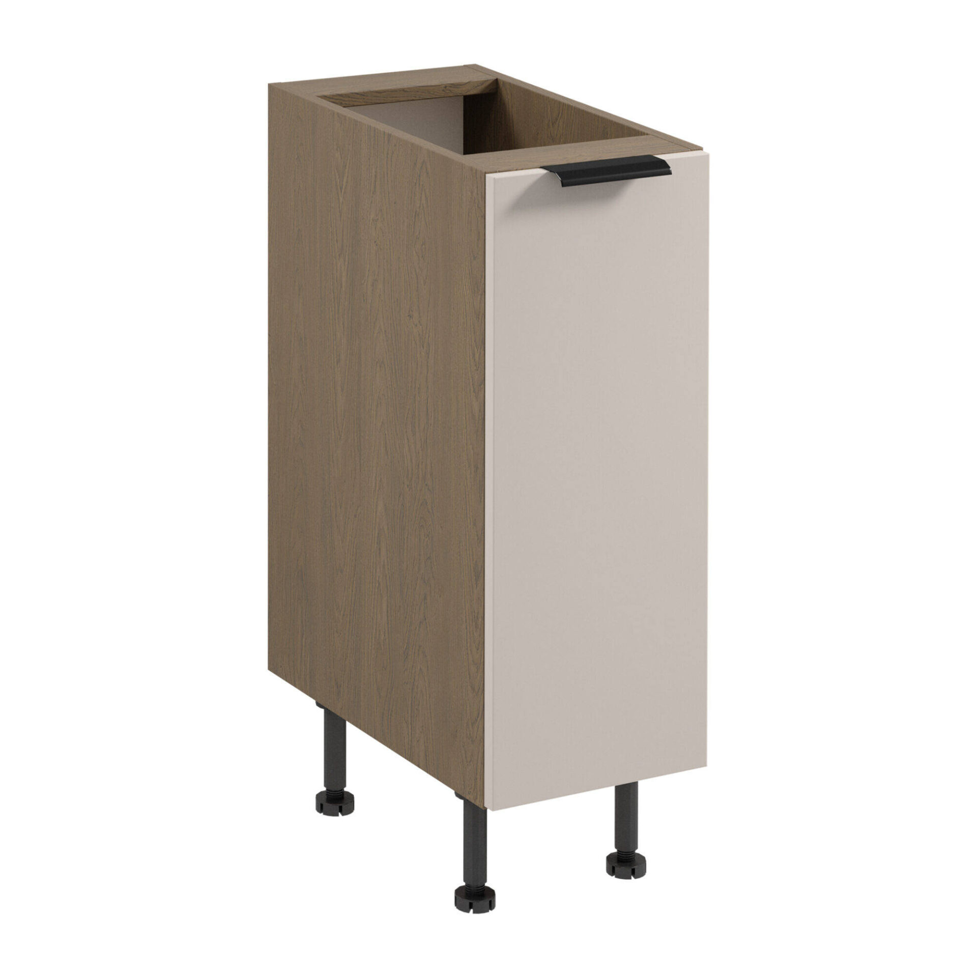 Apatinė virtuvės spintelė 1D Sorento D30 P/L Baltic Storm Beige Matte