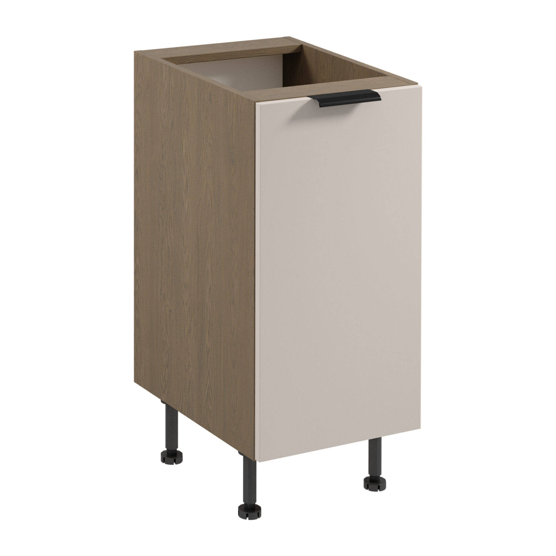 Apatinė virtuvės spintelė 1D Sorento D40 P/L Baltic Storm Beige Matte