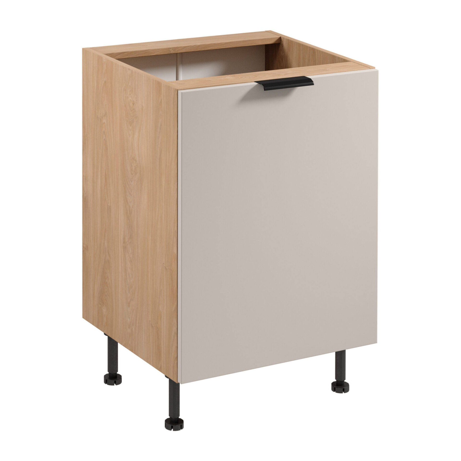 Apatinė virtuvės spintelė 1D Sorento D60 P/L Puccini matinės smėlio spalvos