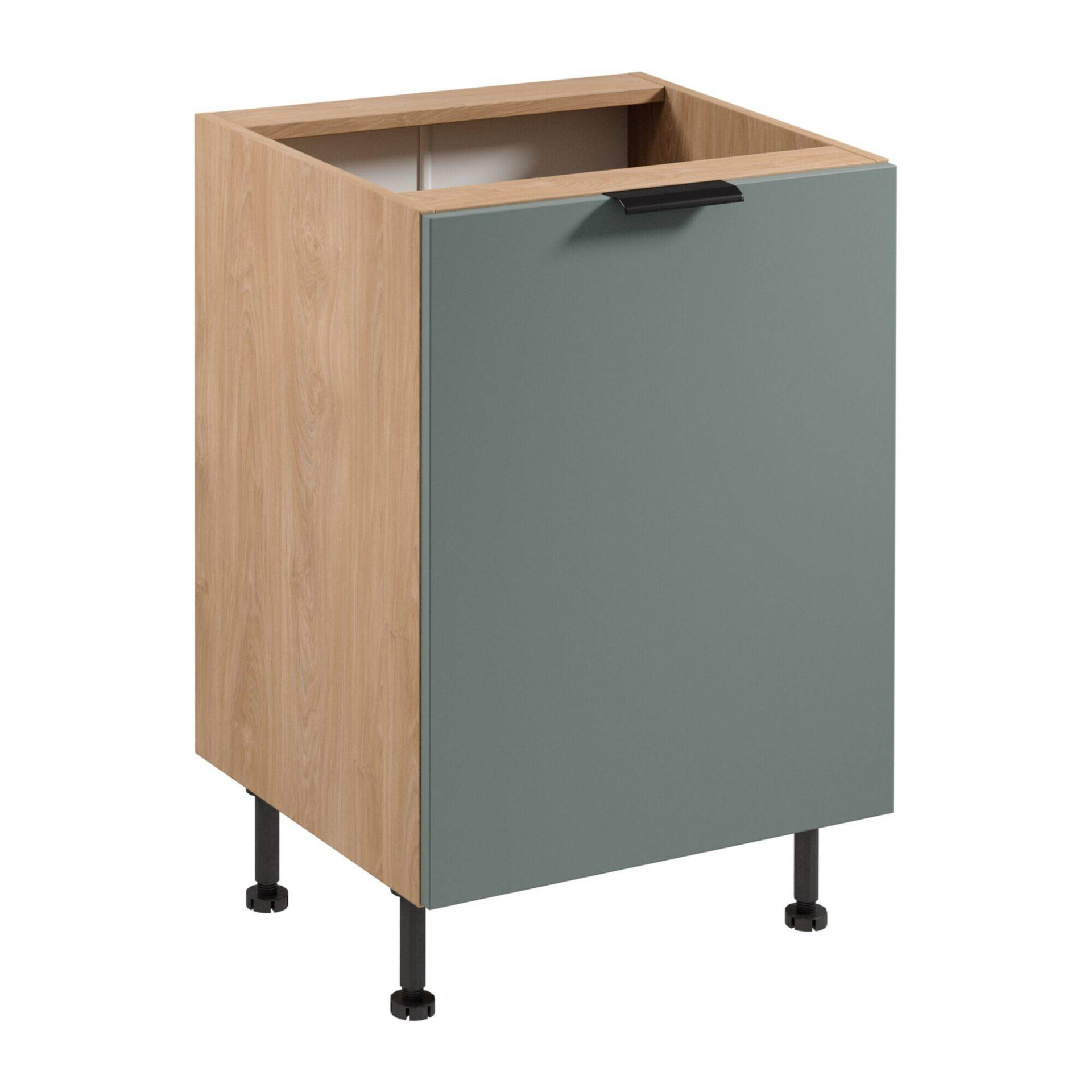 Apatinė virtuvės spintelė 1D Sorento D60 P/L Puccini žalia