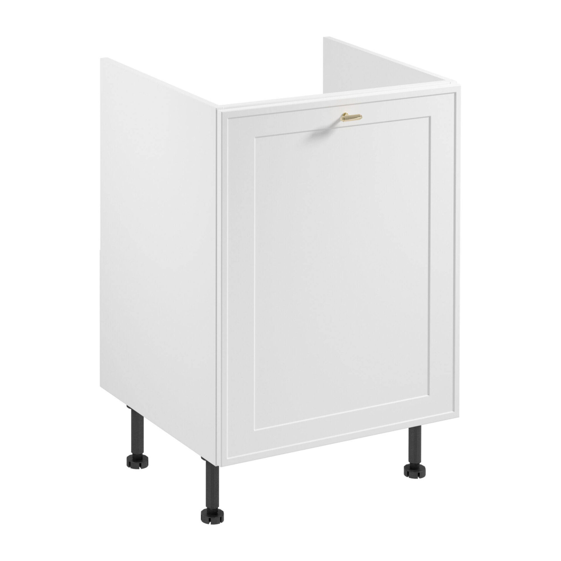 Apatinė virtuvės spintelė 1D Sorento D60Z P/L matinė balta