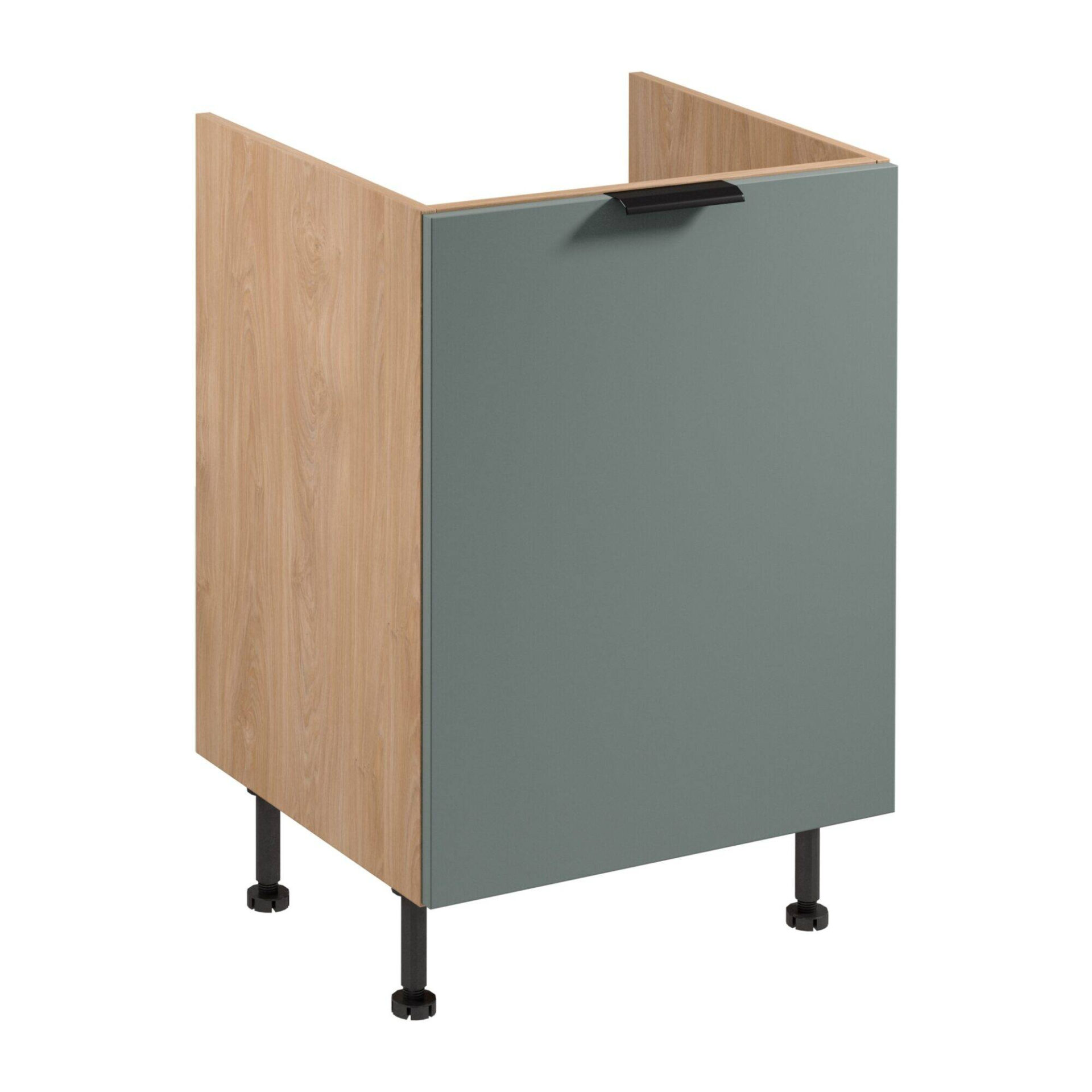 Apatinė virtuvės spintelė 1D Sorento D60Z P/L Puccini žalia