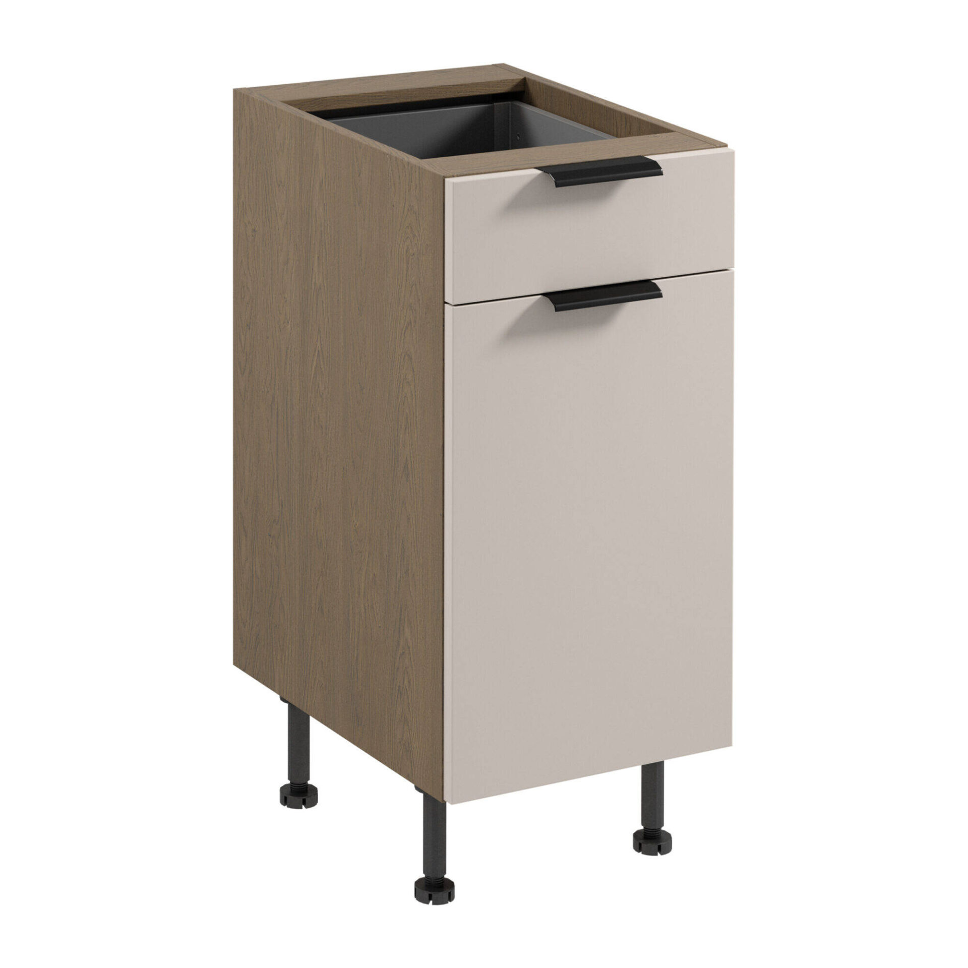 Apatinė virtuvės spintelė 1D1S Sorento D40S1 P/L Baltic Storm Beige Matte