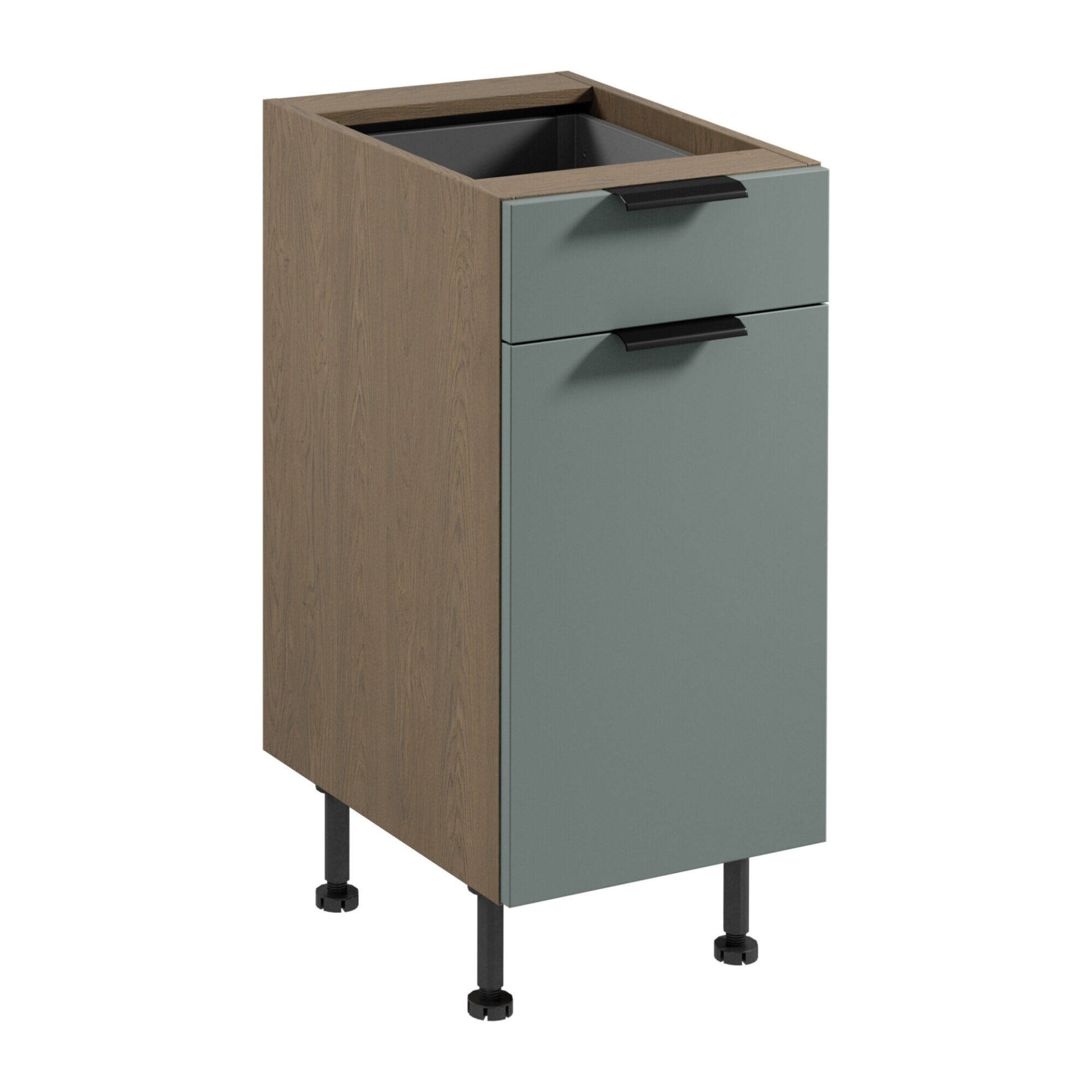 Apatinė virtuvės spintelė 1D1S Sorento D40S1 P/L Baltic Storm Green