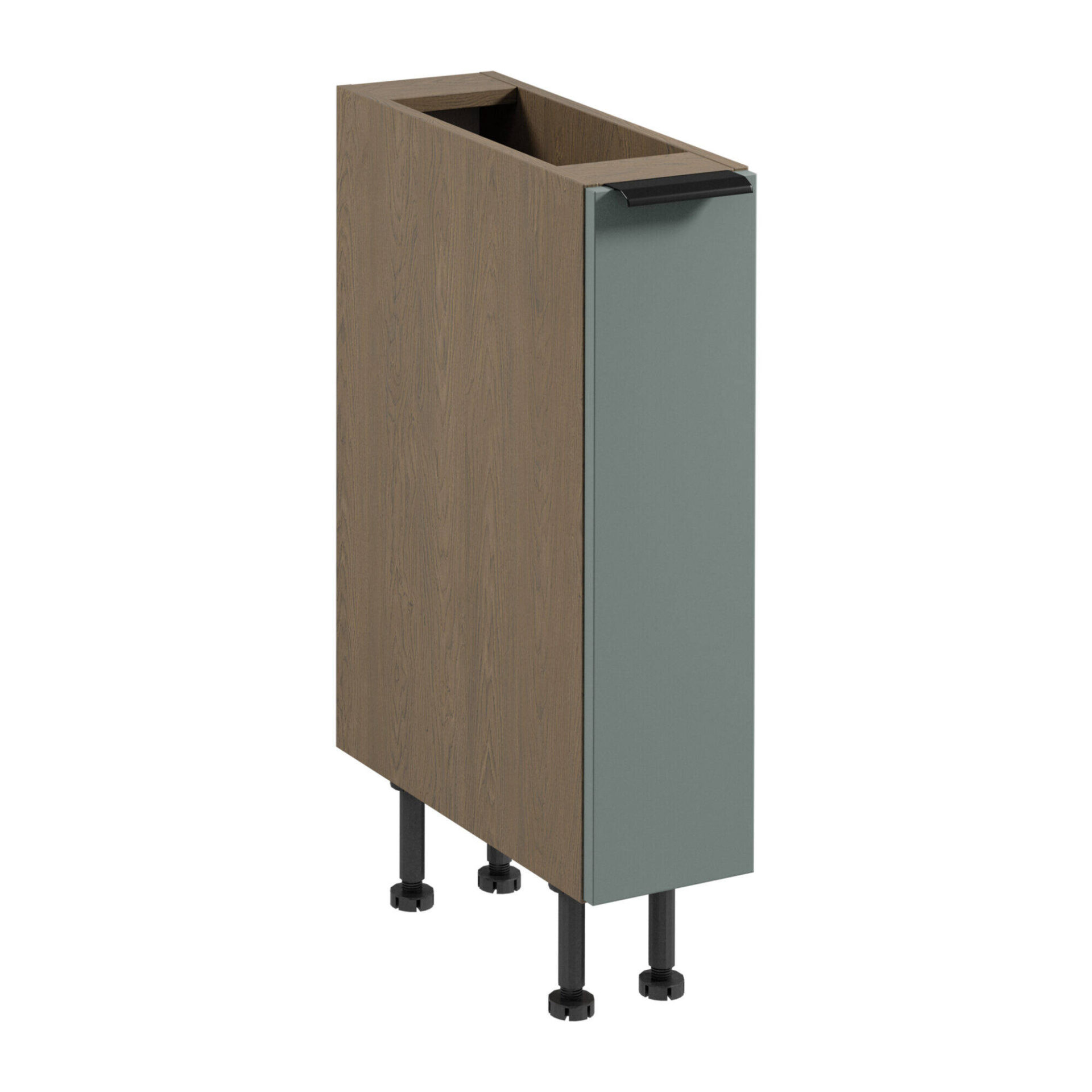 Apatinė virtuvės spintelė 1S Cargo Sorento D20C Baltic Storm Green