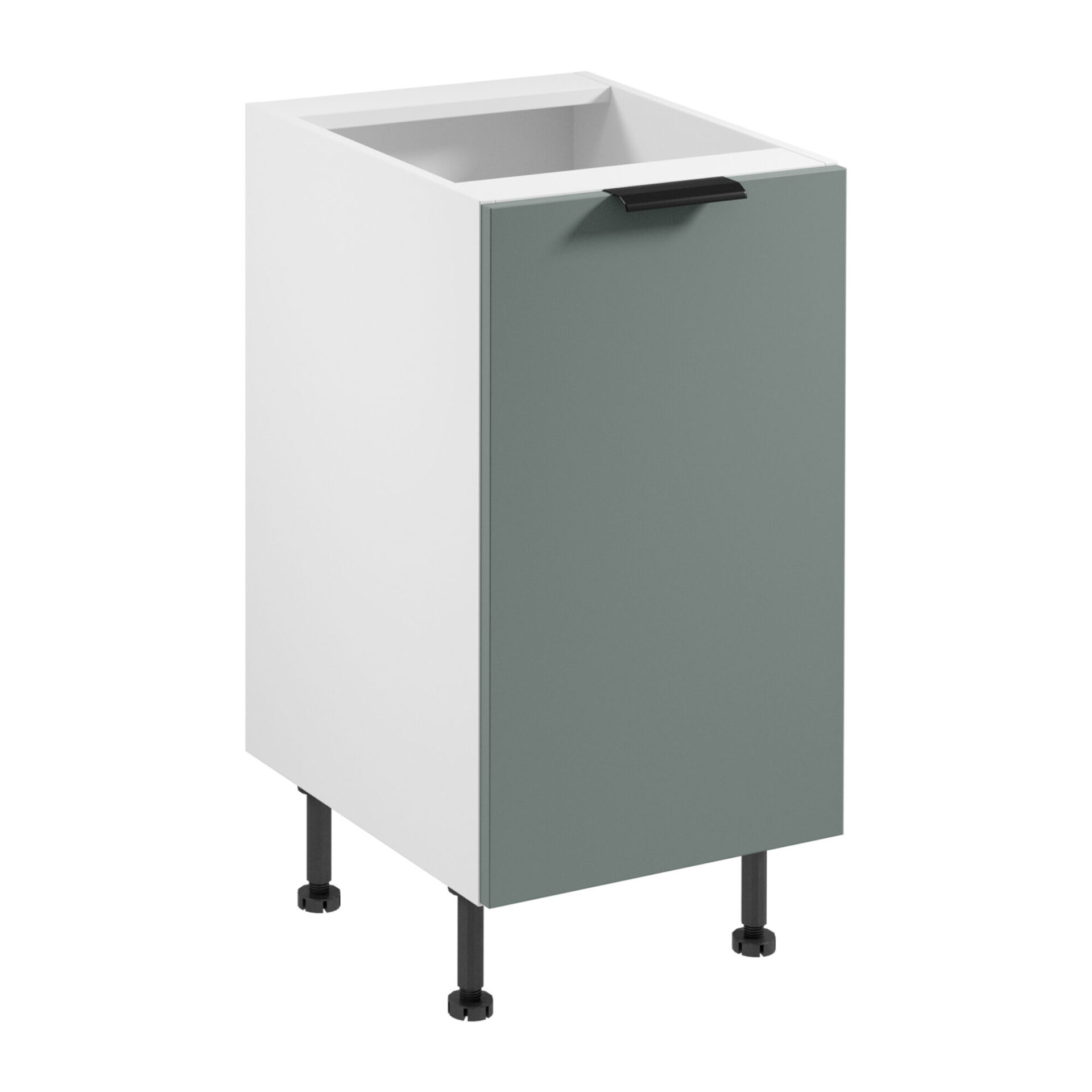 Apatinė virtuvės spintelė 1S Sorento D45 P/L Balta Žalia