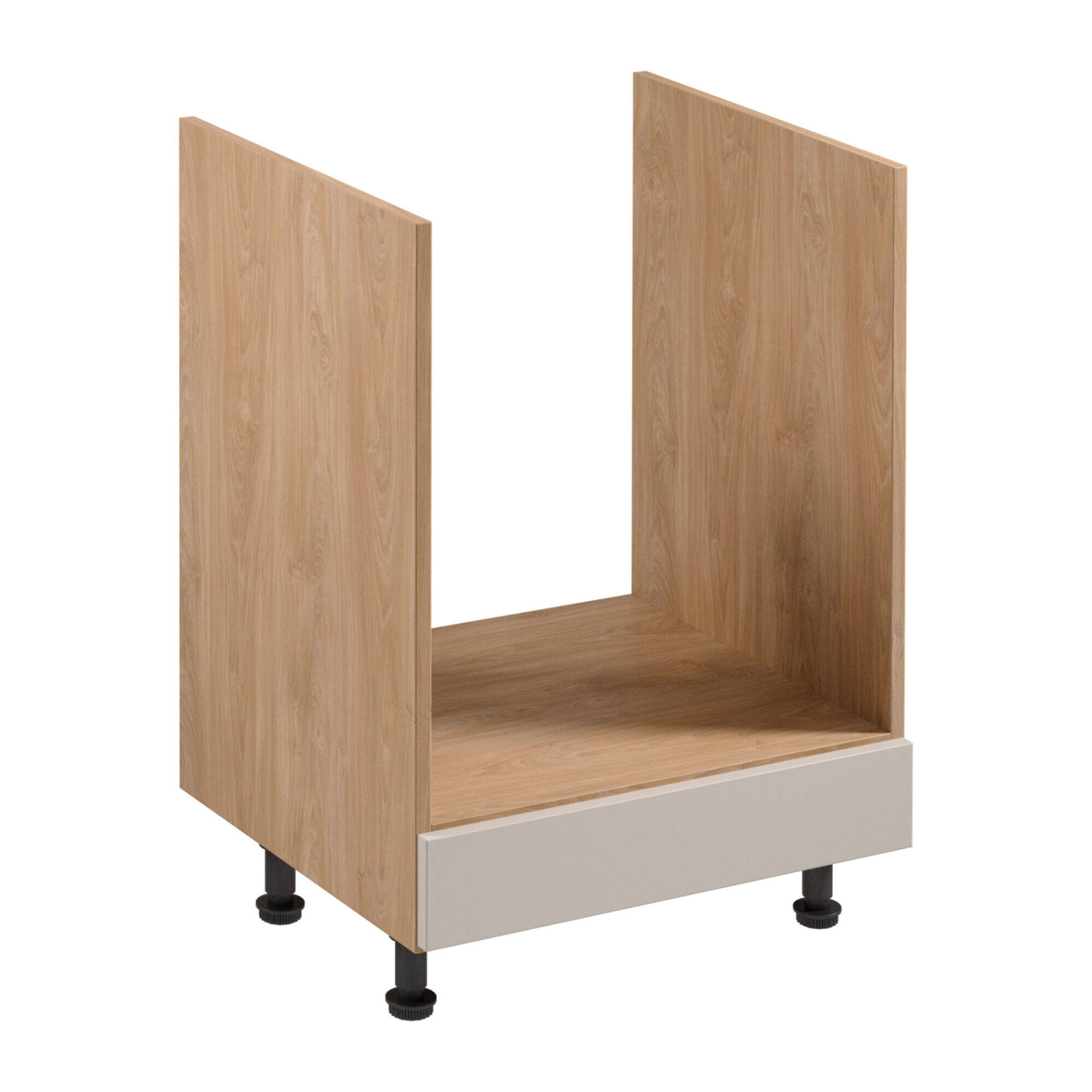 Apatinė virtuvės spintelė 1S įmontuojama viryklė Sorento D60ZK Puccini matinės smėlio spalvos