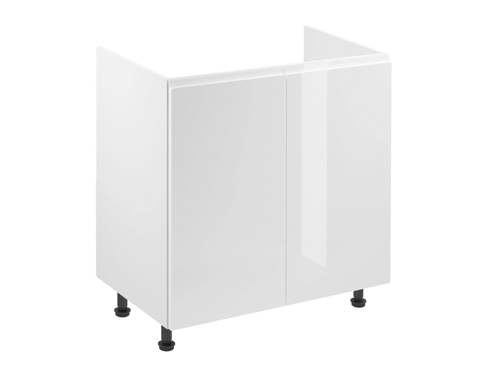 Apatinė 2 durų virtuvės spintelė D80Z Aspen White Gloss